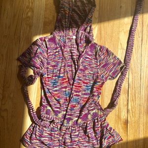 MOTH (Anthropology) spacedye hooded sweater